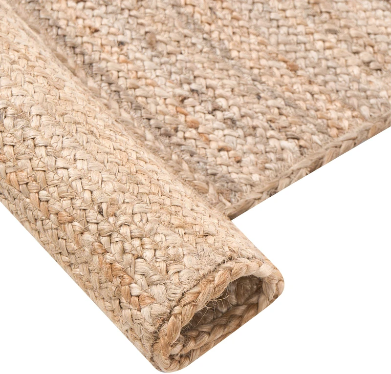 Beliani Kilimas SANGLI smėlio spalvos 80 x 300 cm džiuto