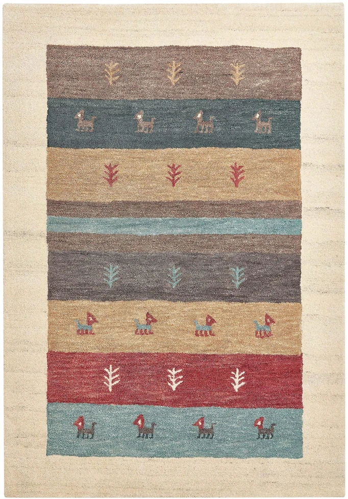 Beliani Kilimas SARILAR spalvingas 160 x 230 cm vilnonis Gabbeh