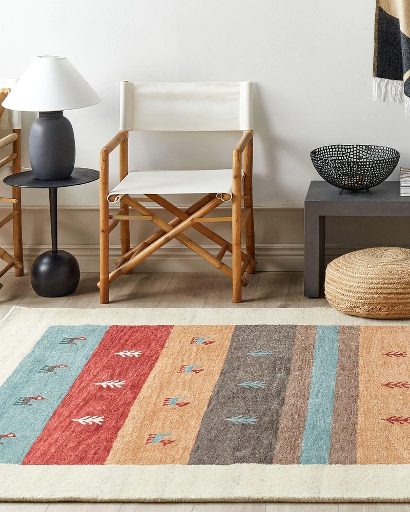 Beliani Kilimas SARILAR spalvingas 160 x 230 cm vilnonis Gabbeh