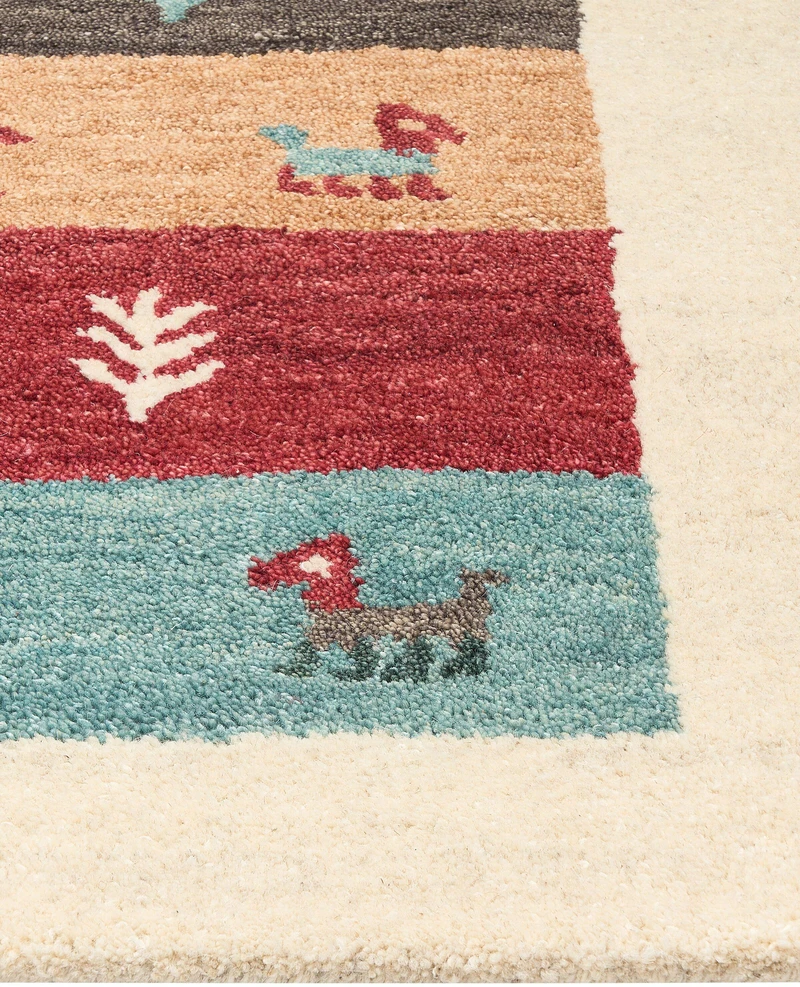 Beliani Kilimas SARILAR spalvingas 160 x 230 cm vilnonis Gabbeh