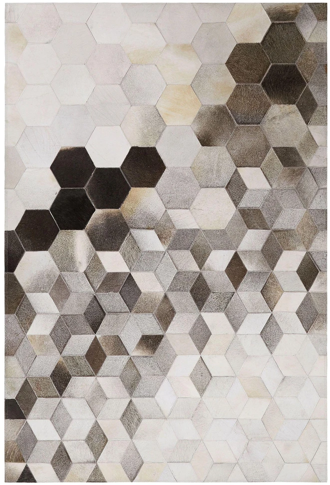 Beliani Kilimas SASON beige 160 x 230 cm natūrali oda