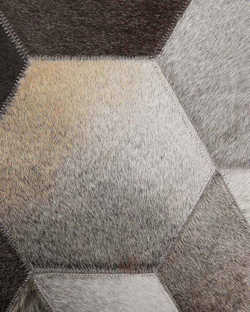 Beliani Kilimas SASON beige 160 x 230 cm natūrali oda