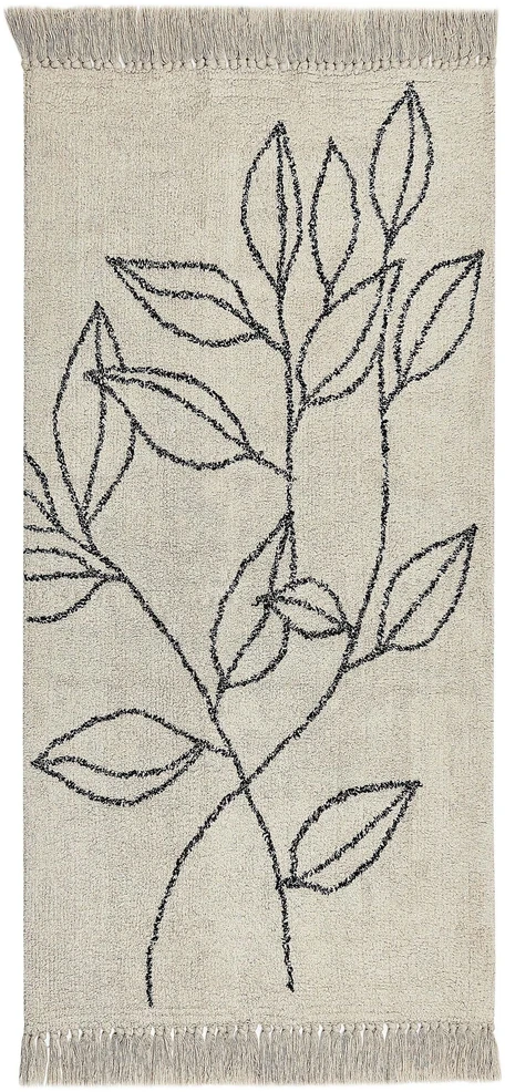 Beliani Kilimas SAZLI smėlio spalvos 80 x 150 cm medvilninis