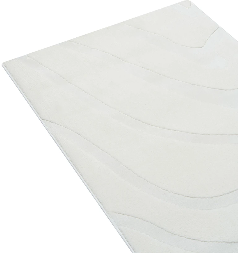 Beliani Kilimas SELVORI beveik baltas, 80 x 300 cm