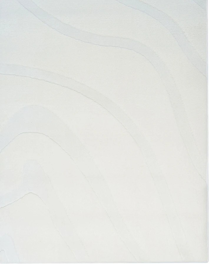 Beliani Kilimas SELVORI beveik baltas, 80 x 300 cm