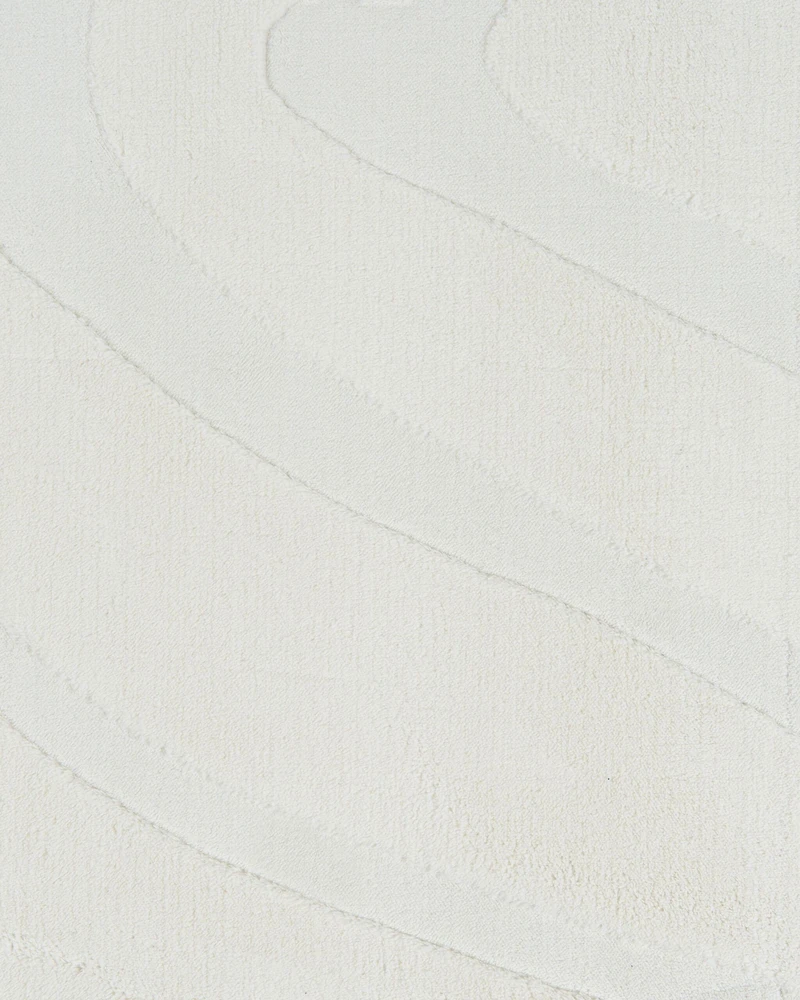 Beliani Kilimas SELVORI beveik baltas, 80 x 300 cm