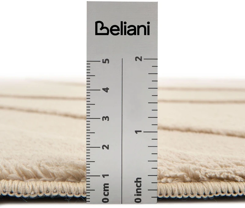 Beliani Kilimas SELVORI, smėlio spalvos, 80 × 300 cm