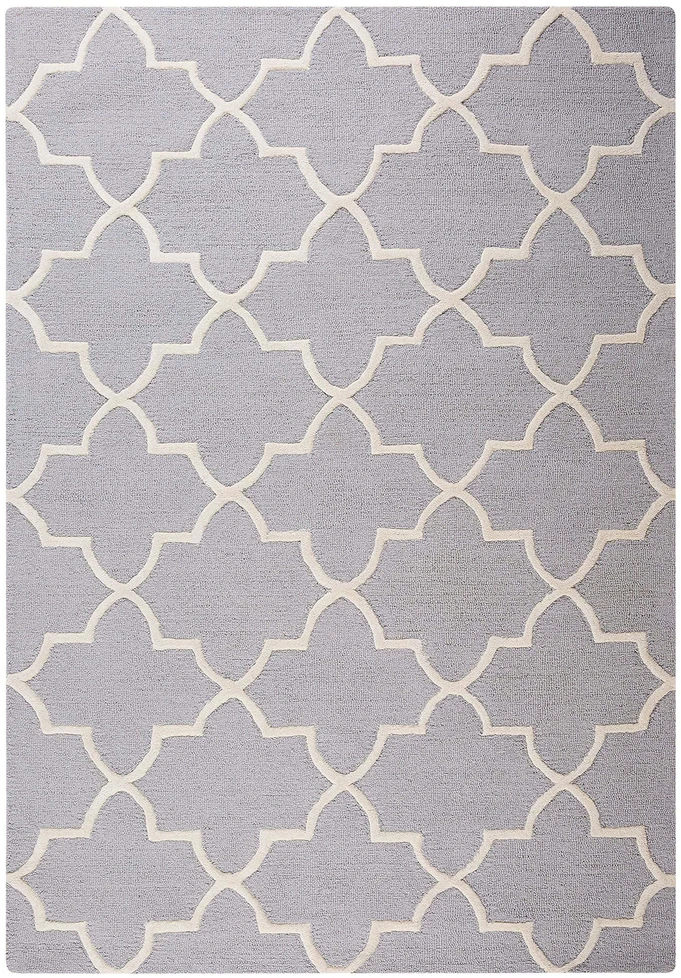 Beliani Kilimas SILVAN šviesiai pilkas – 160 x 230 cm – vilna