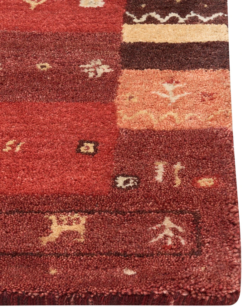 Beliani Kilimas SINANLI spalvotas 160 x 230 cm vilnos Gabbeh