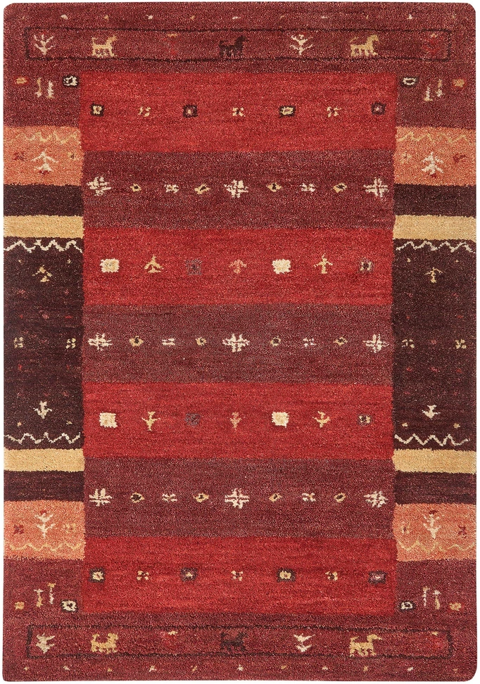 Beliani Kilimas SINANLI spalvotas 160 x 230 cm vilnos Gabbeh