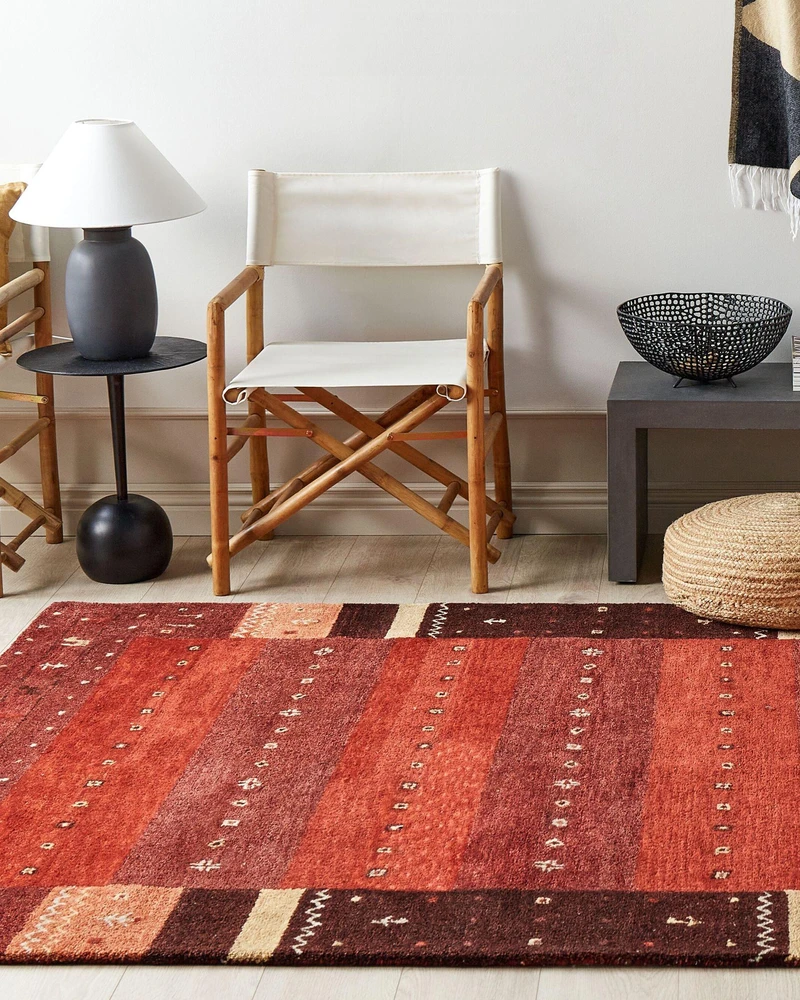 Beliani Kilimas SINANLI spalvotas 160 x 230 cm vilnos Gabbeh