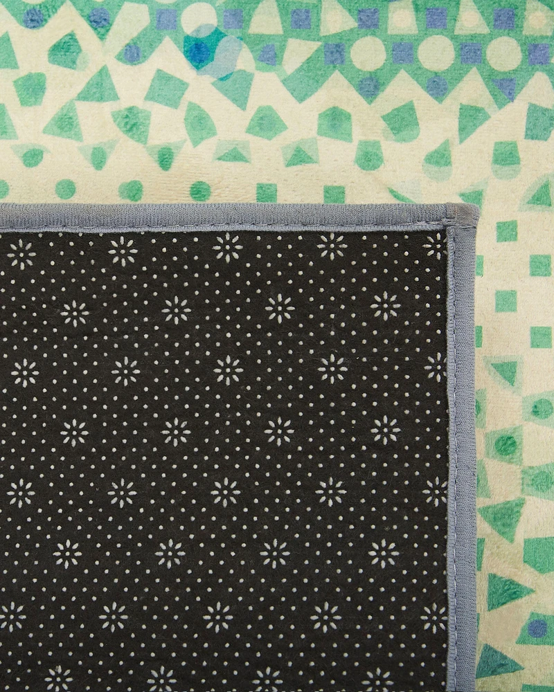 Beliani Kilimas SUSUZ mėlynas 140 x 200 cm