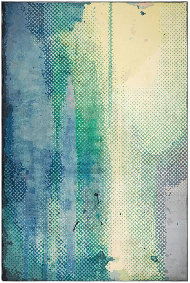 Beliani Kilimas SUSUZ mėlynas 140 x 200 cm