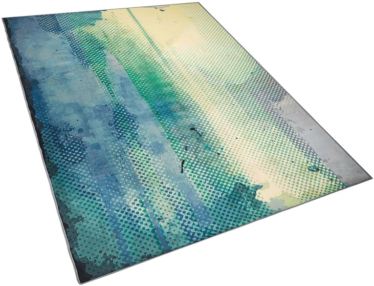 Beliani Kilimas SUSUZ mėlynas 140 x 200 cm