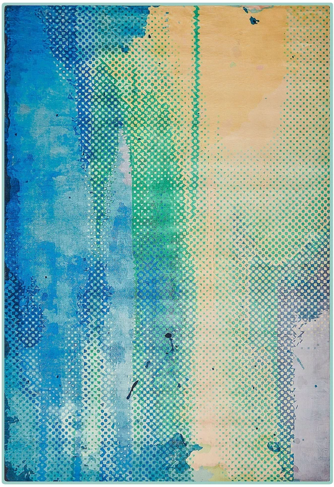 Beliani Kilimas SUSUZ mėlynas 160 x 230 cm