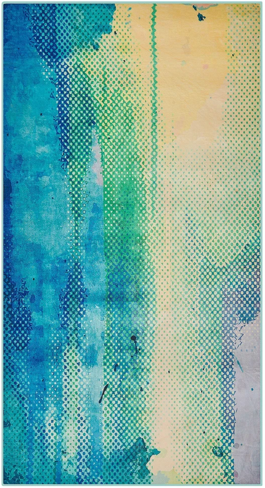 Beliani Kilimas SUSUZ mėlynas 80 x 150 cm