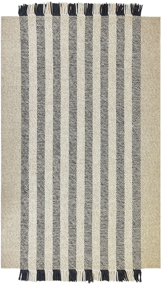 Beliani Kilimas TACETTIN baltas 160 x 230 cm vilna