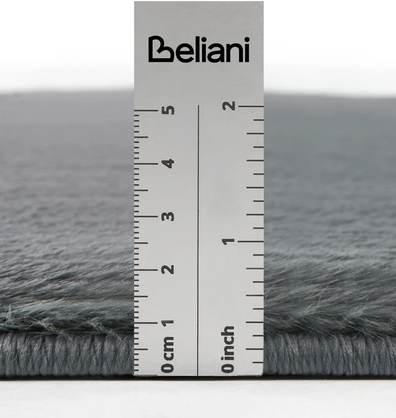 Beliani Kilimas TANGRA tamsiai pilkas 80 x 300 cm