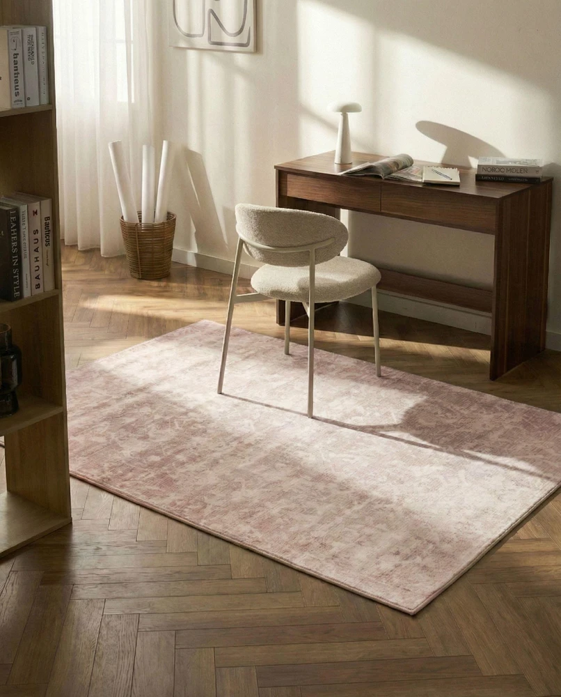 Beliani Kilimas TARSUS smėlio spalvos 140 x 200 cm