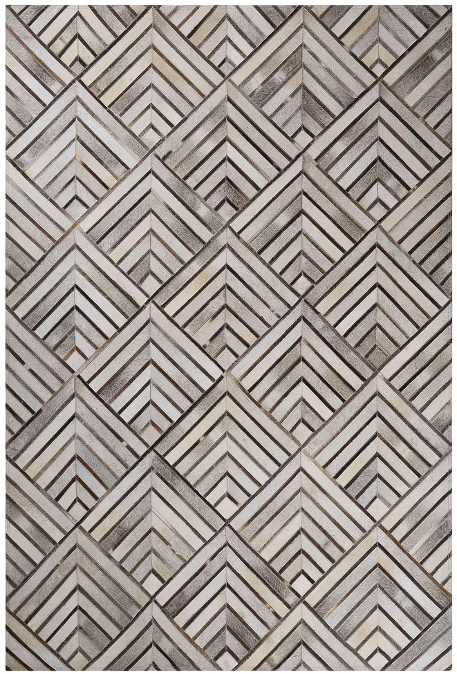 Beliani Kilimas TEKIR smėlio spalvos 140 x 200 cm, natūrali oda
