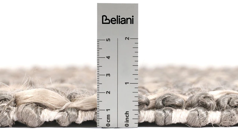 Beliani Kilimas TELLIKAYA pilkas 200 x 300 cm džiutas
