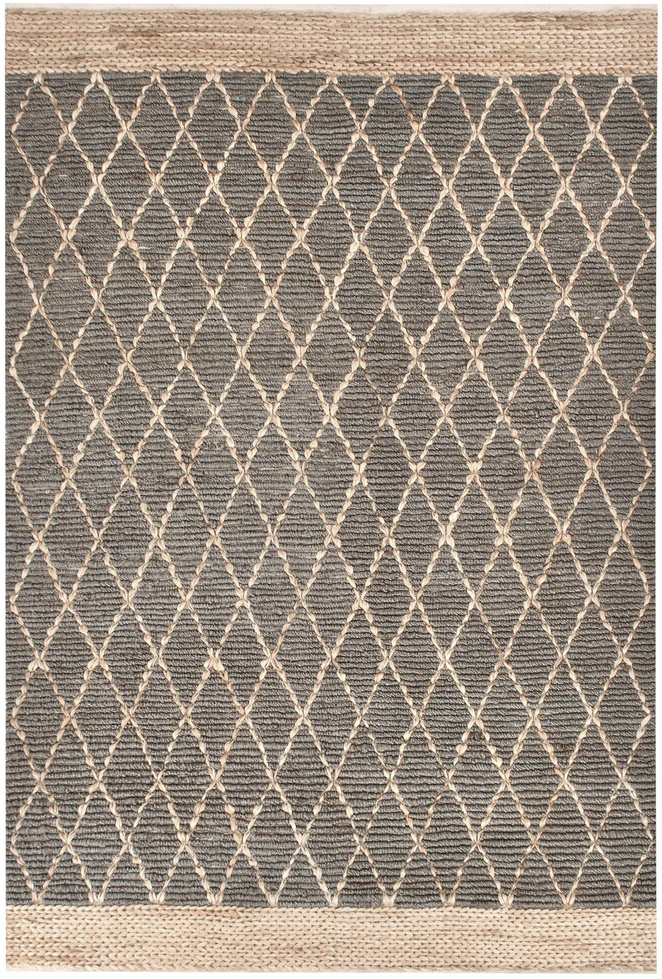 Beliani Kilimas TELLIKAYA pilkas 200 x 300 cm džiutas