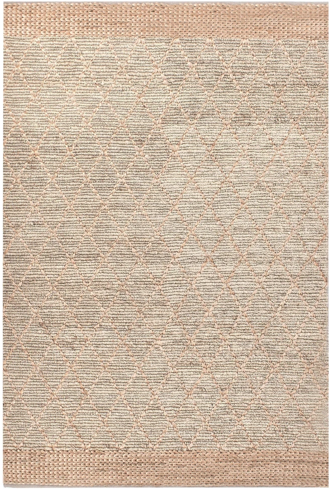 Beliani Kilimas TELLIKAYA smėlio spalvos 200 x 300 cm džiutas