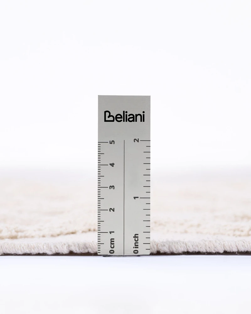 Beliani Kilimas TOZLU smėlio spalvos 80 x 230 cm medvilninis