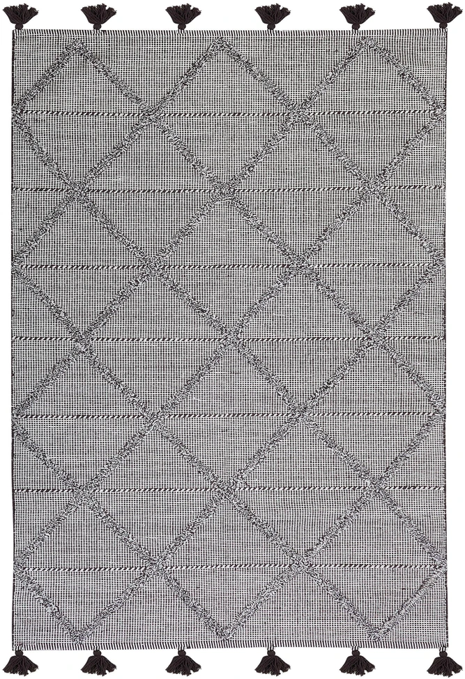 Beliani Kilimas TUZLA rudas 140 x 200 cm medvilninis