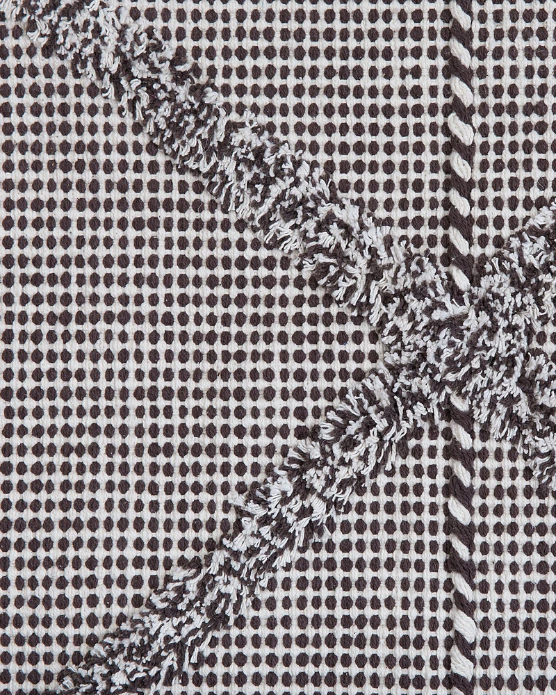 Beliani Kilimas TUZLA rudas 140 x 200 cm medvilninis