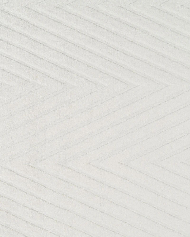 Beliani Kilimas TWYNAM, lūžtanti balta, 160 × 160 cm