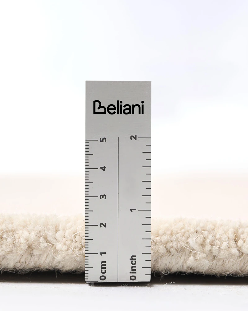 Beliani Kilimas VASCO, balkšva spalva, ø 140 cm, vilna