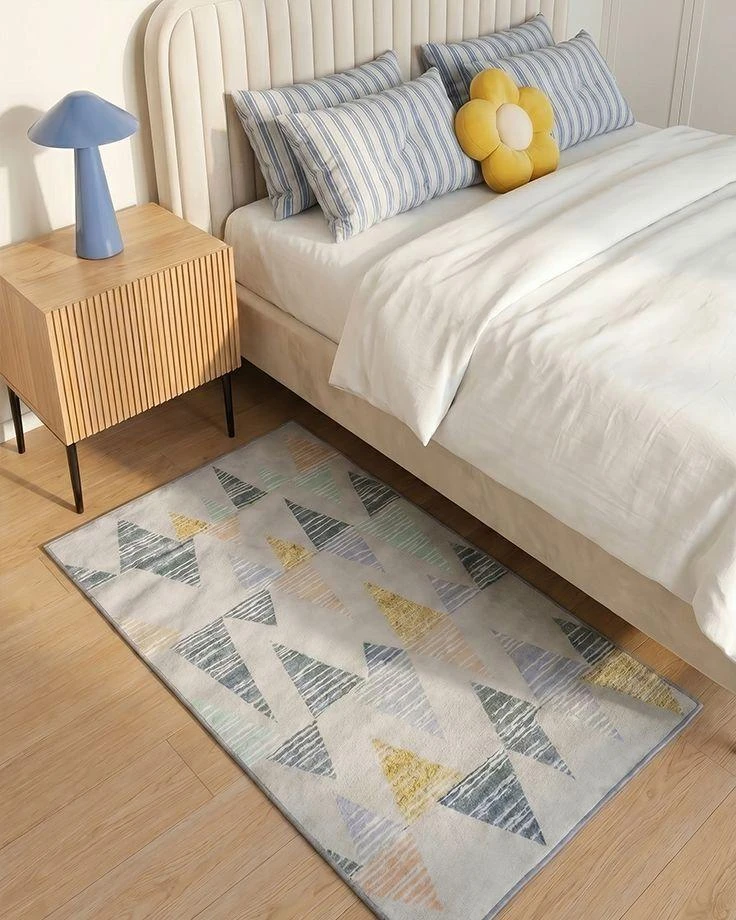 Beliani Kilimas YAYLA pilkas 80 x 150 cm