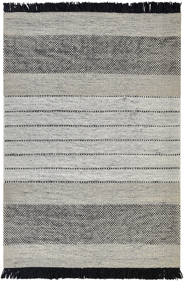 Beliani Kilimas YAZLIK smėlio spalvos 140 x 200 cm vilnos