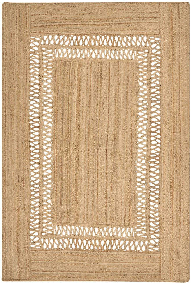 Beliani Kilimas YENIKOY smėlio spalvos 200 x 300 cm džiutas