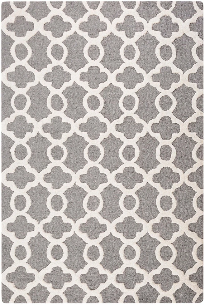Beliani Kilimas ZILE Pilkas 160 x 230 cm Vilna