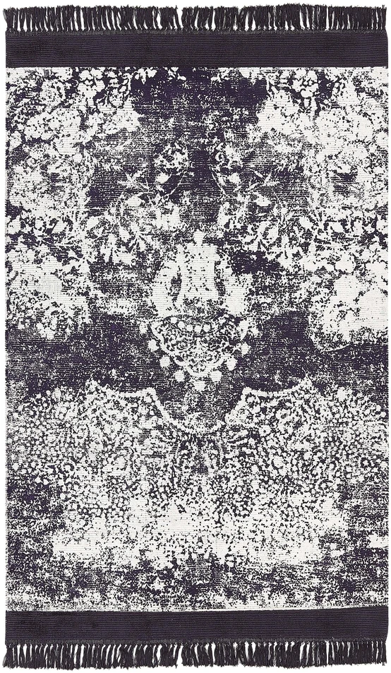 Beliani Kilimėlis AKARSU violetinis 140 x 200 cm viskozė