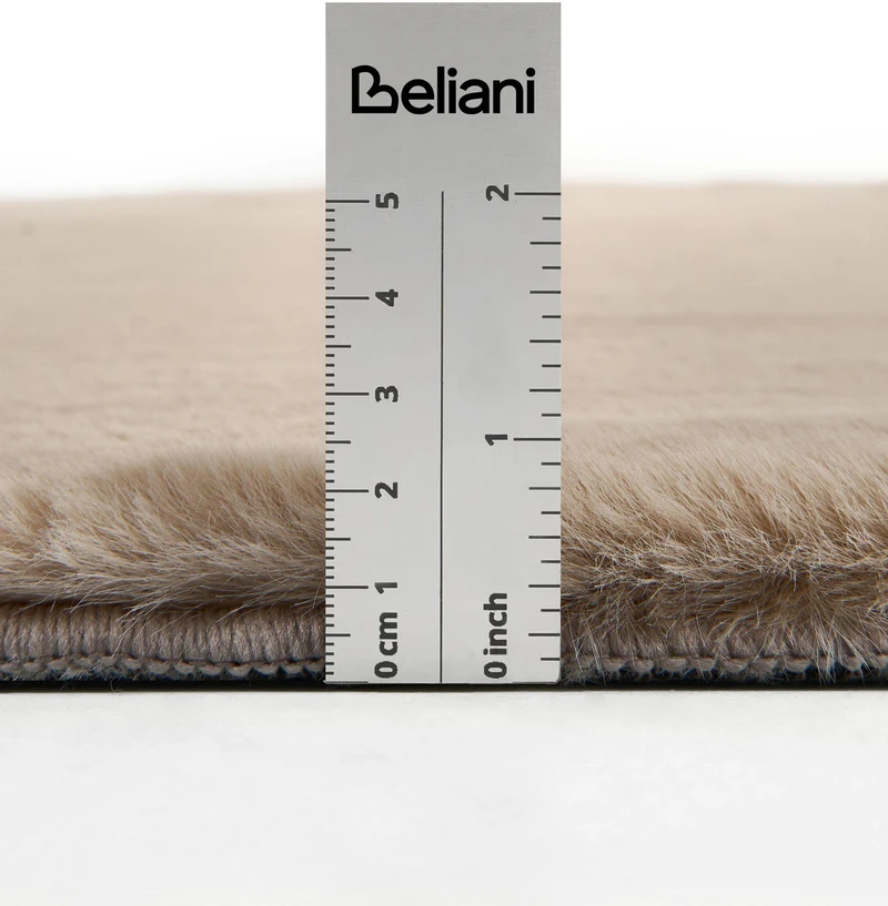 Beliani Kilimėlis DAWA smėlio spalvos 80 x 300 cm
