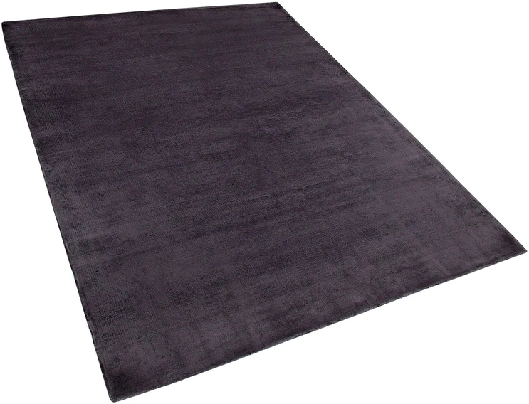 Beliani Kilimėlis GESI II tamsiai pilkas 140 x 200 cm viskozė