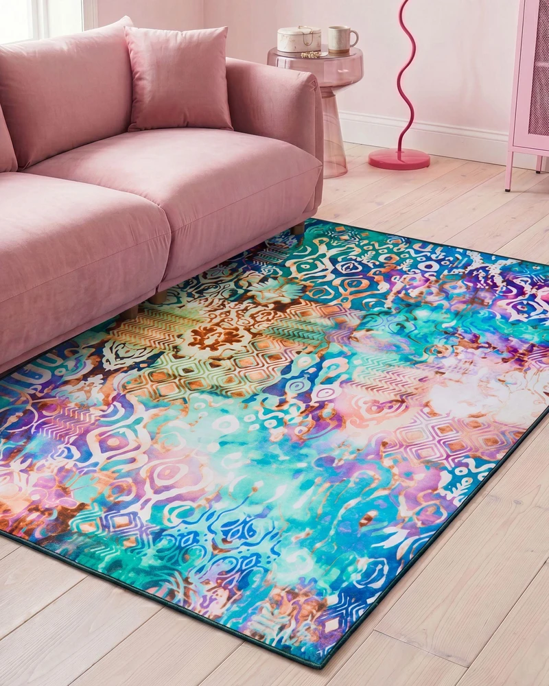 Beliani Kiliminė danga ISVANTA spalvota 140 x 200 cm