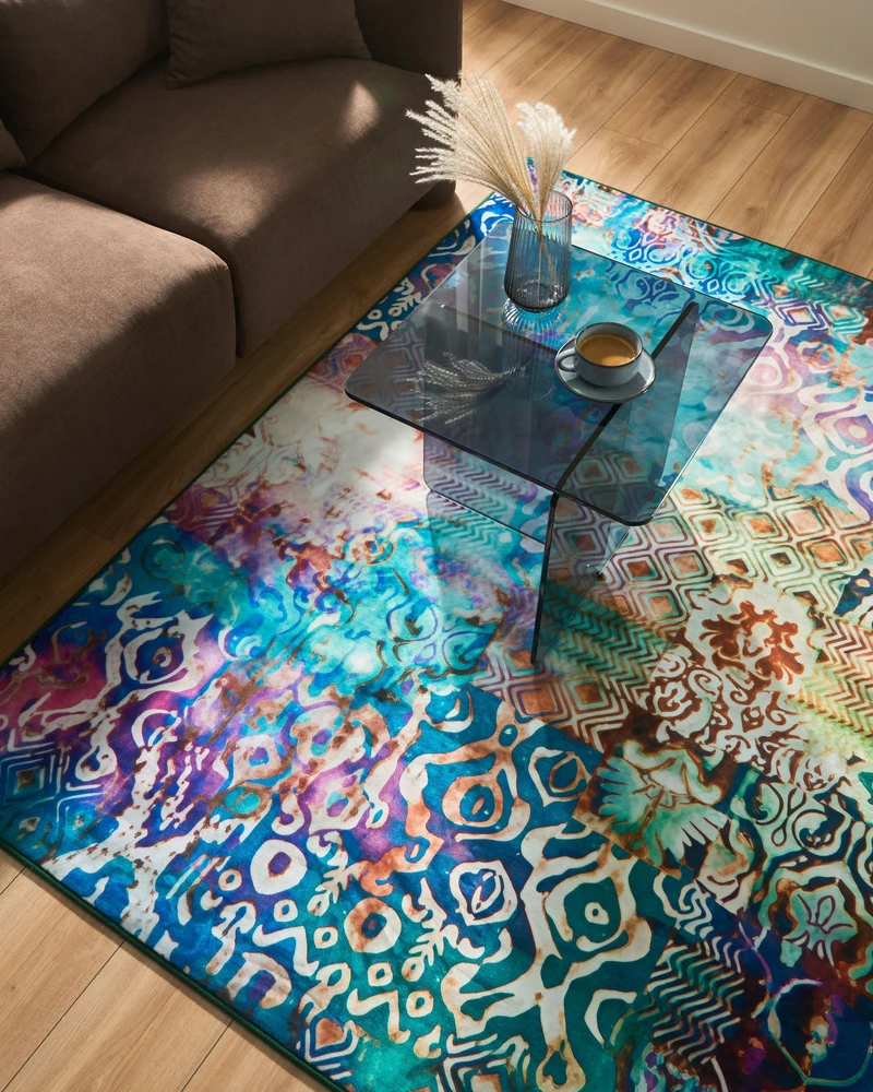Beliani Kiliminė danga ISVANTA spalvota 140 x 200 cm