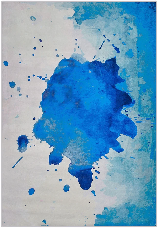 Beliani Kiliminė danga ODALAR mėlyna 140 x 200 cm