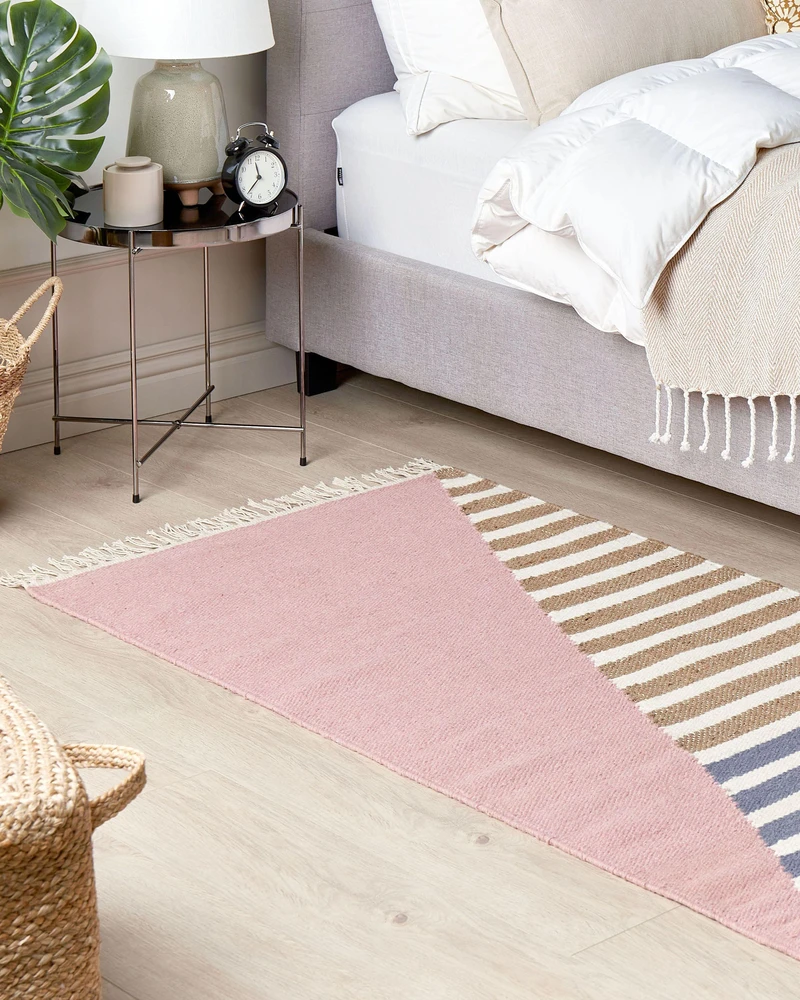 Beliani Kiliminis ENGIZ spalvotas 80 x 150 cm vilnonis