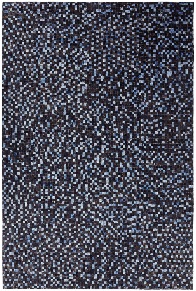 Beliani Kiliminis IKISU tamsiai rudas 160 x 230 cm natūrali oda