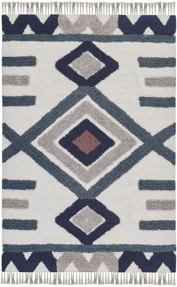 Beliani Kiliminis kilimas KOZLU spalvotas 160 x 230 cm medvilninis