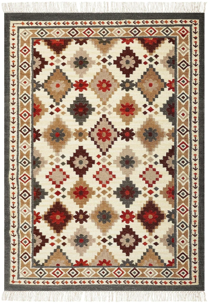 Beliani Kilimo kilimas GHUKASAVAN spalvotas 200 x 300 cm vilnonis