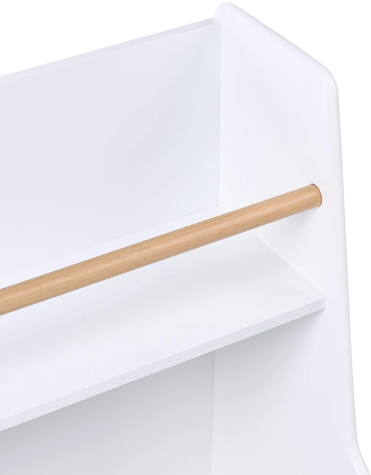 Beliani Knygų lentyna 2 lentynų JACKIT 72 cm balta