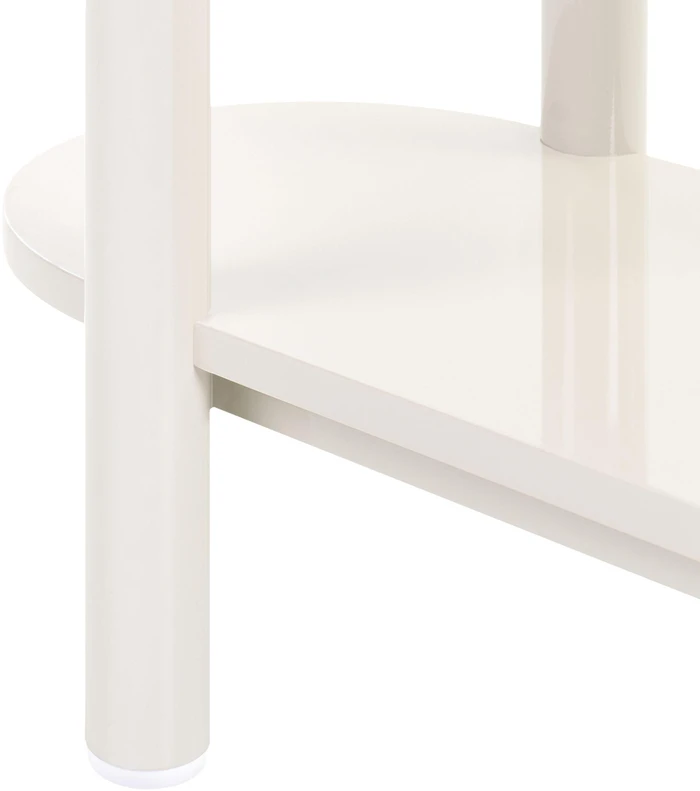 Beliani Knygų lentyna 3 lentynų GRANITY 170 cm beige