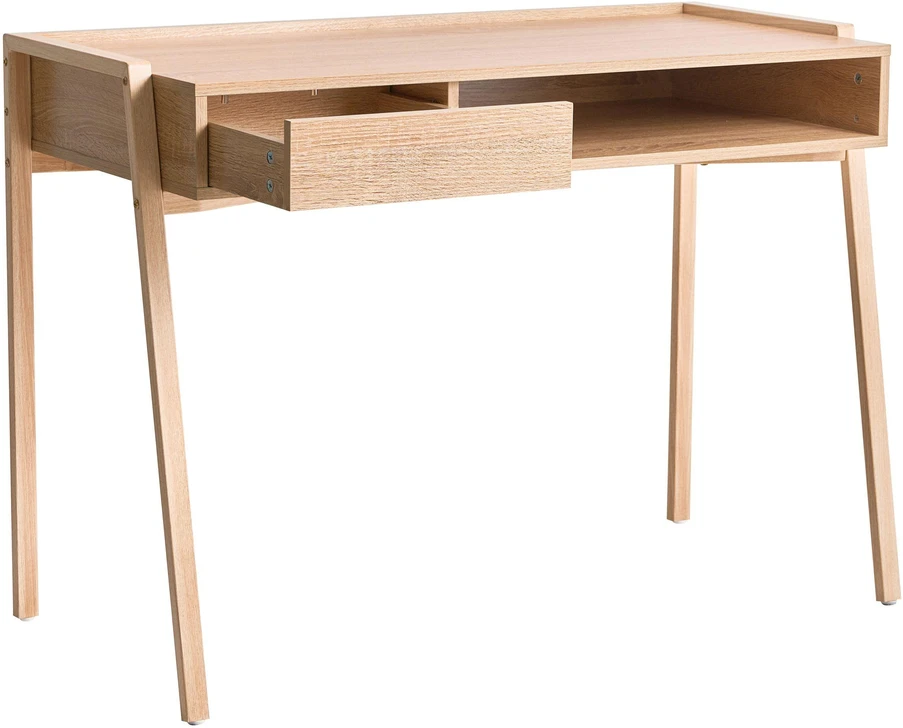 Beliani KOFOTEN rašomasis stalas, 107 × 48 cm, šviesiai rudas