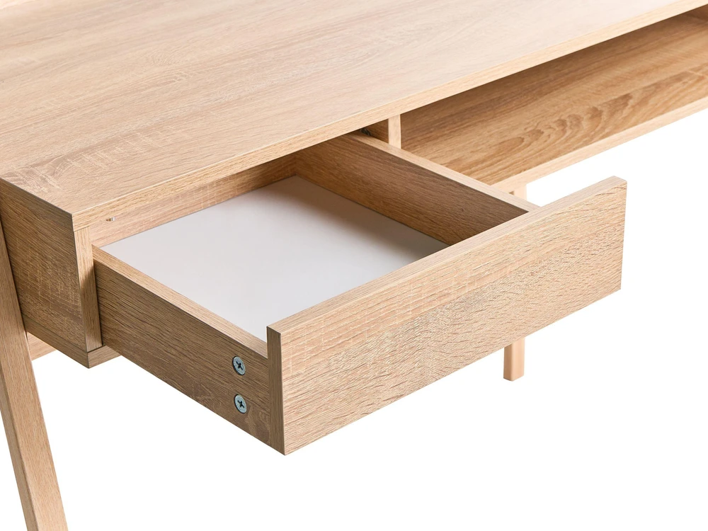 Beliani KOFOTEN rašomasis stalas, 107 × 48 cm, šviesiai rudas
